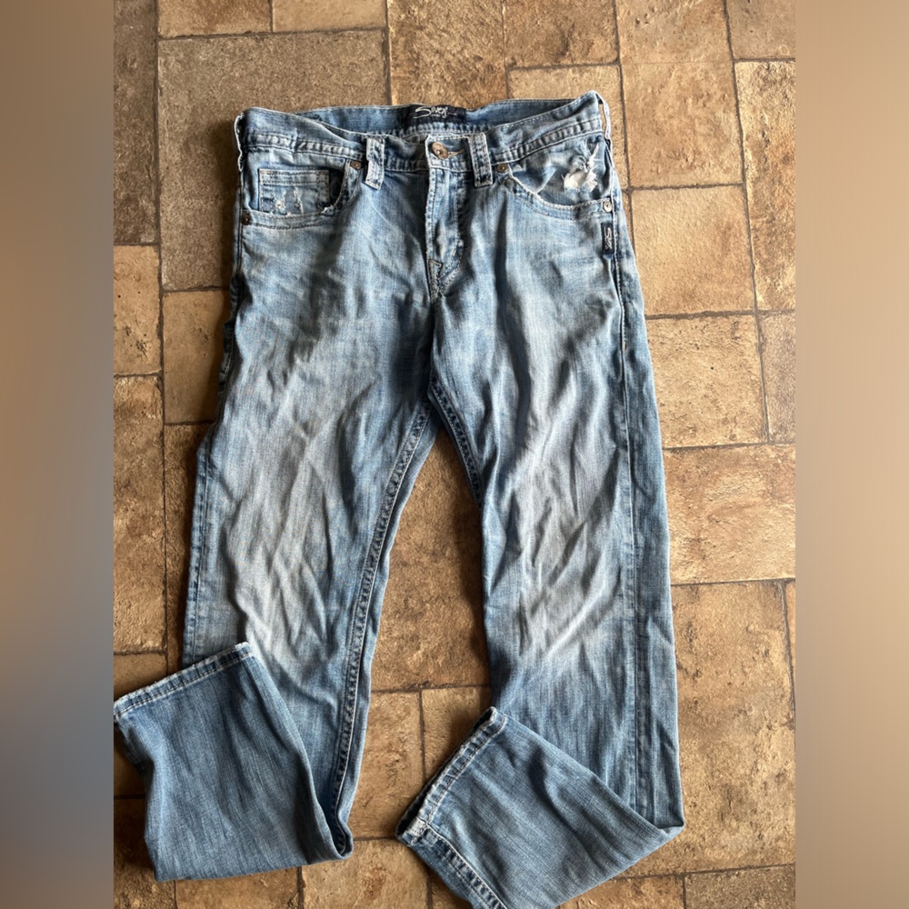 Men’s Silver Jeans